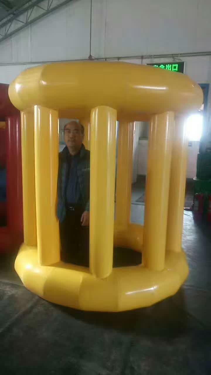 沿河水上滚筒球